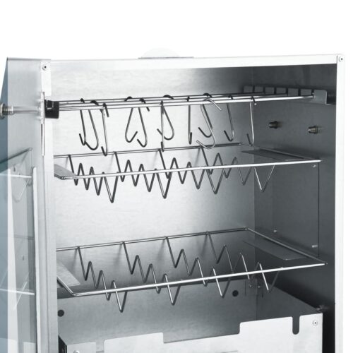 BBQ Oven Smoker with 1kg Wood Chips 44.5x29x83cm - Image 7