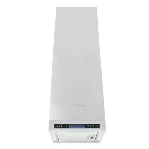Island Range Hood LCD Display Touch Sensor LED Mount Kitchen Canopy - Image 3