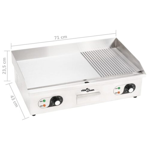 Electric Griddle Stainless Steel 4400 W 71x43x23.5cm - Image 8