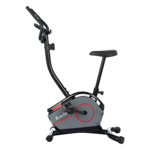 Everfit Magnetic Exercise Bike 8 Levels Upright Bike Fitness Home Gym Cardio - Image 3