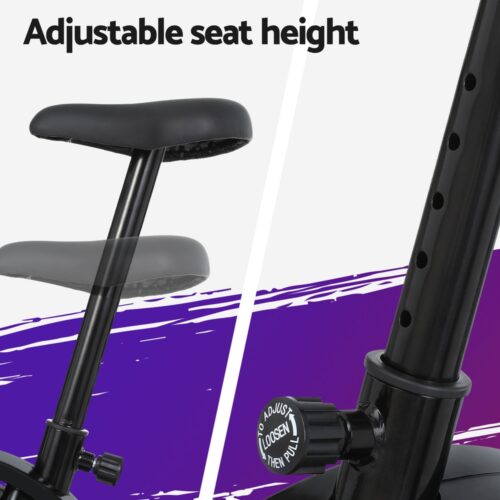 Everfit Magnetic Exercise Bike 8 Levels Upright Bike Fitness Home Gym Cardio - Image 6