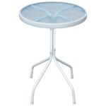 Bistro Table Grey 50x71cm Steel
