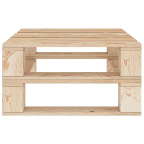 Garden Pallet Table Wood - Image 2