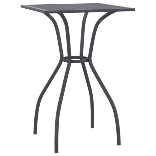 Outdoor Garden Table Patio Balcony Lounge Sofa Coffee Stand Steel Mesh 50x50x72cm
