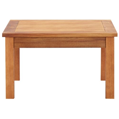 Garden Coffee Table 60x60x36cm Solid Acacia Wood - Image 2