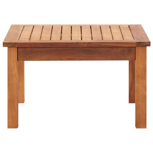 Garden Coffee Table 60x60x36cm Solid Acacia Wood - Image 3