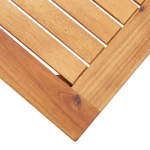 Garden Coffee Table 60x60x36cm Solid Acacia Wood - Image 4