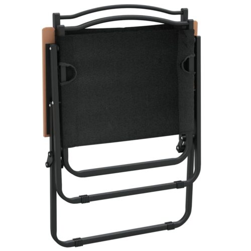 Camping Chairs 2pcs Black 54x55x78cm Oxford Fabric - Image 6