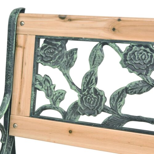 Garden Bench 122cm Wood - Image 5