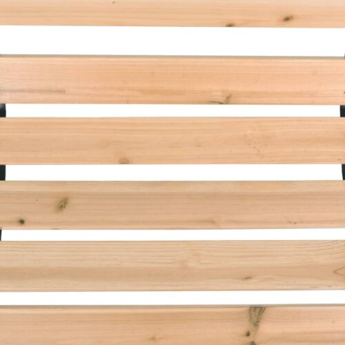 Garden Bench 122cm Wood - Image 6