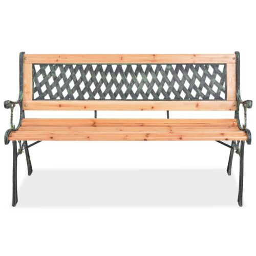 Garden Bench 122cm Wood - Image 2