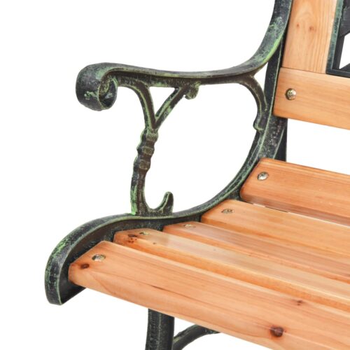 Garden Bench 122cm Wood - Image 4