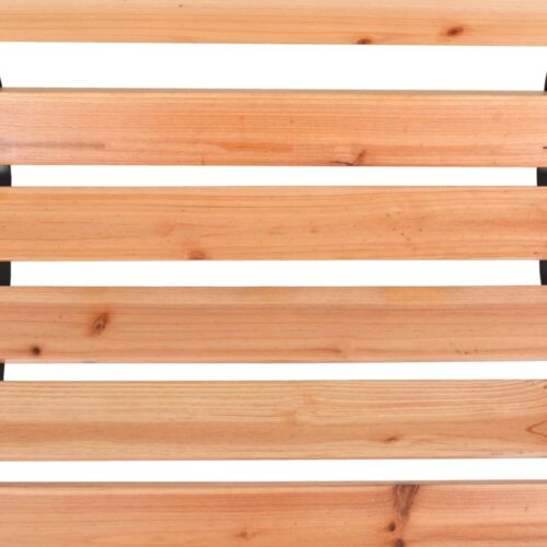 Garden Bench 122cm Wood - Image 6