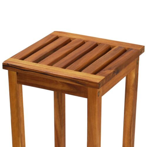 Bar Chairs 2pcs Solid Acacia Wood - Image 7