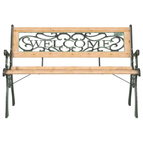 Garden Bench 122cm Solid Wood Fir - Image 5