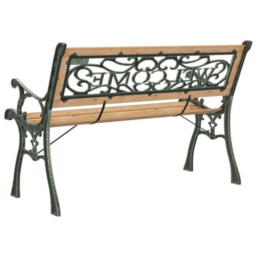 Garden Bench 122cm Solid Wood Fir - Image 7