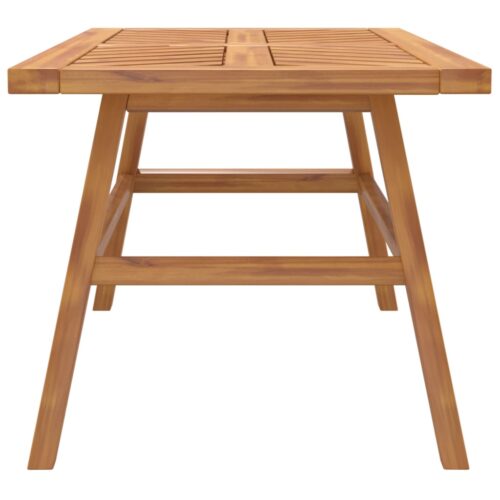 Coffee Table 100x50x45cm Solid Wood Acacia - Image 4