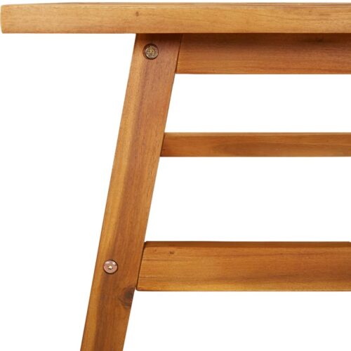 Coffee Table 100x50x45cm Solid Wood Acacia - Image 6