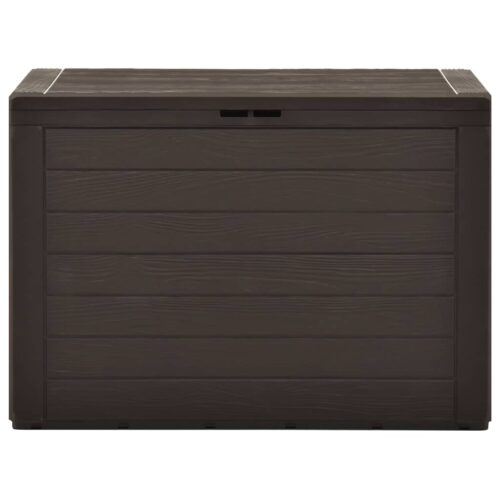 Garden Storage Box Brown 78x44x55cm - Image 2