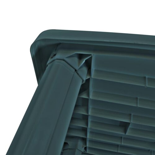 Garden Table Green 101x68x72cm Plastic - Image 4