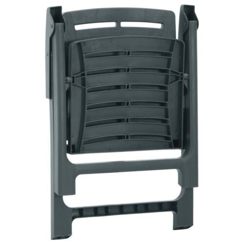 Garden Chairs 2pcs Plastic Green - Image 6