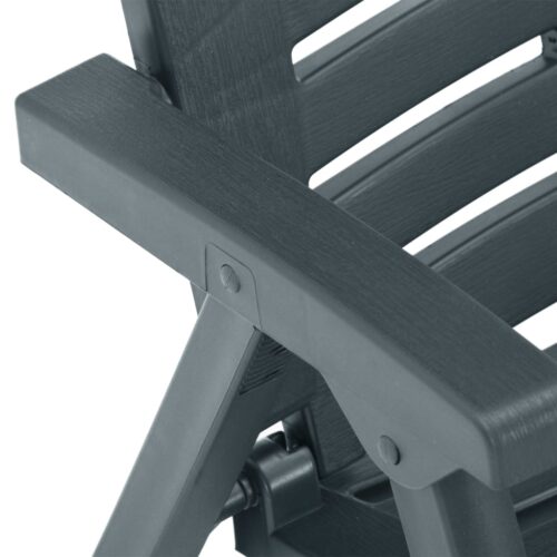 Garden Chairs 2pcs Plastic Green - Image 7