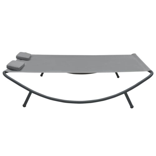 Outdoor Lounge Bed Fabric Anthracite - Image 3