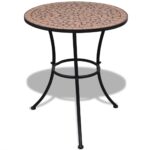 Bistro Table Terracotta 60cm Mosaic