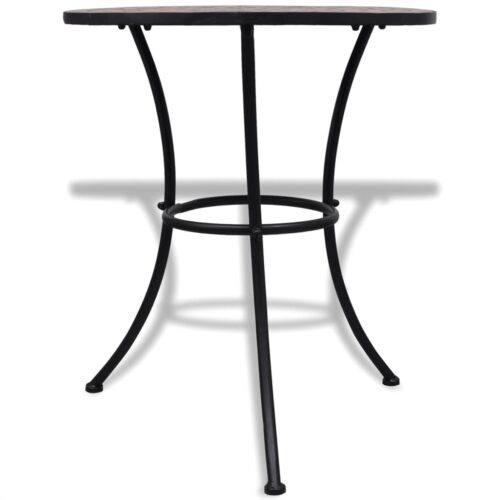 Bistro Table Terracotta 60cm Mosaic - Image 2