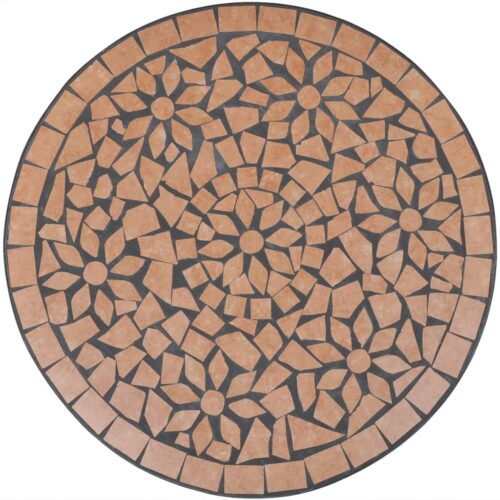 Bistro Table Terracotta 60cm Mosaic - Image 3