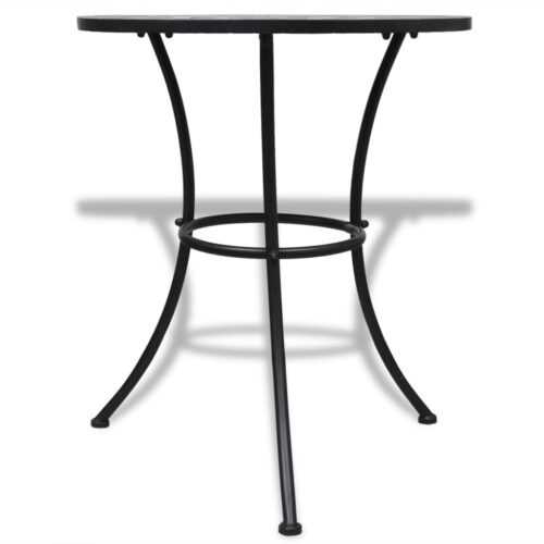 Bistro Table Terracotta White 60cm Mosaic - Image 2