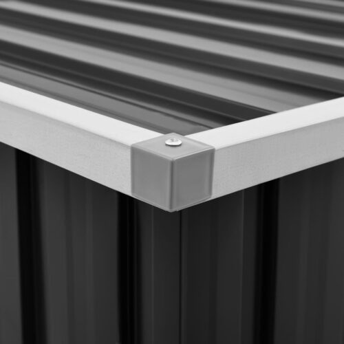 Garden Storage Box Anthracite 109x67x65cm - Image 5