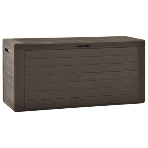 Garden Storage Box Brown 116x44x55cm