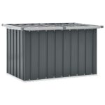 Garden Storage Box Grey 109x67x65cm