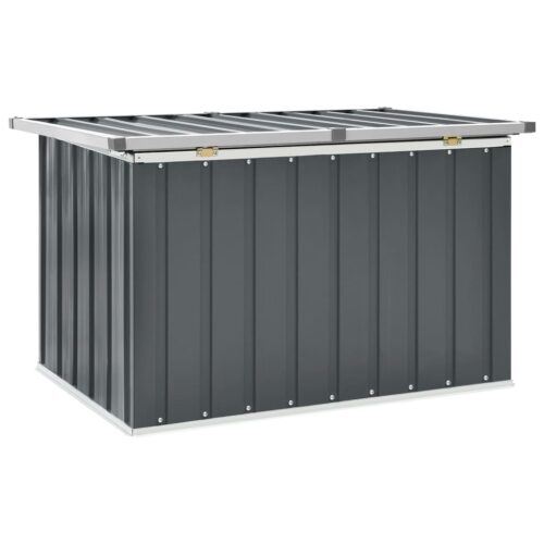 Garden Storage Box Grey 109x67x65cm - Image 3