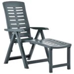 Portable Folding Outdoor Sun Lounger Garden Patio Pool Camping Beach Chair Green