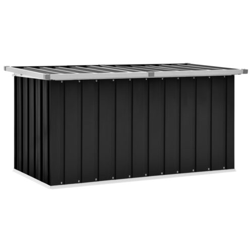 Garden Storage Box Anthracite 129x67x65cm