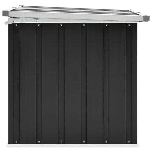 Garden Storage Box Anthracite 129x67x65cm - Image 4