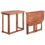 Bistro Table 90x50x75cm Solid Acacia Wood