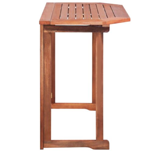 Bistro Table 90x50x75cm Solid Acacia Wood - Image 4