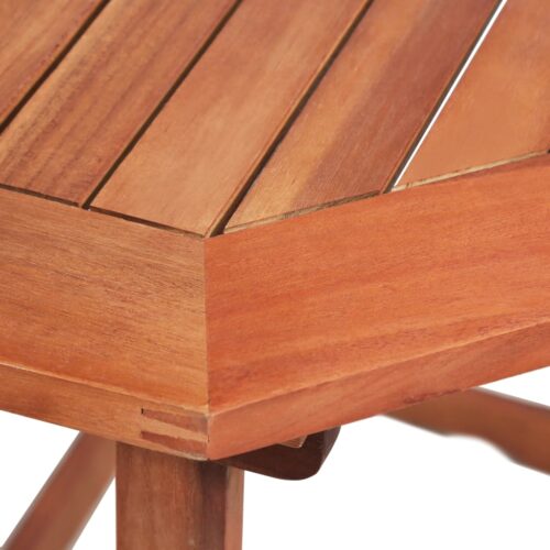 Bistro Table 90x50x75cm Solid Acacia Wood - Image 7