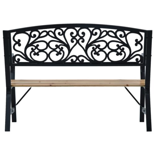 Garden Bench 120cm Wood - Image 3