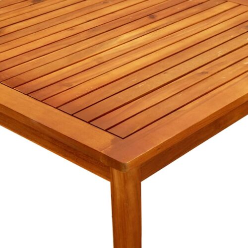 Garden Coffee Table 85x85x45cm Solid Acacia Wood - Image 6