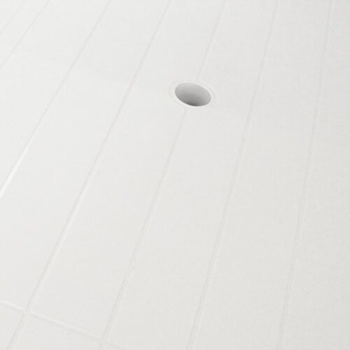 Garden Table White 126x76x72cm Plastic - Image 4