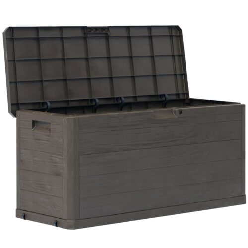 Garden Storage Box 280L Brown - Image 2