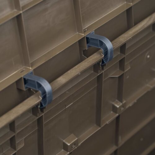 Garden Storage Box 280L Brown - Image 6