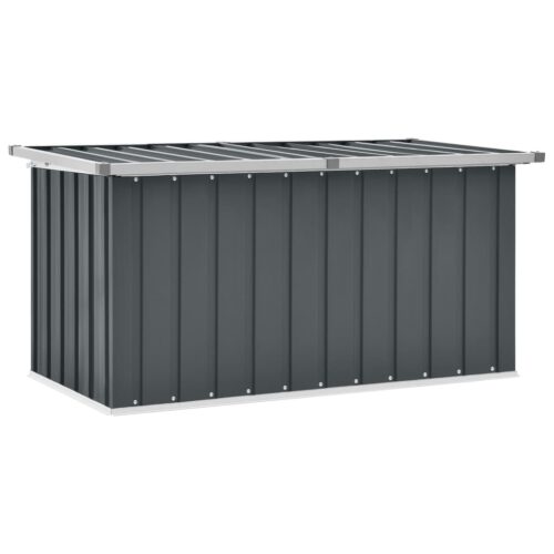 Garden Storage Box Grey 129x67x65cm
