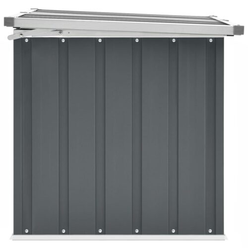 Garden Storage Box Grey 129x67x65cm - Image 4
