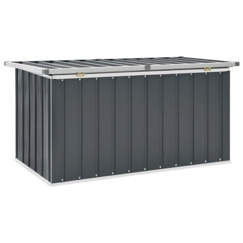 Garden Storage Box Grey 129x67x65cm - Image 5