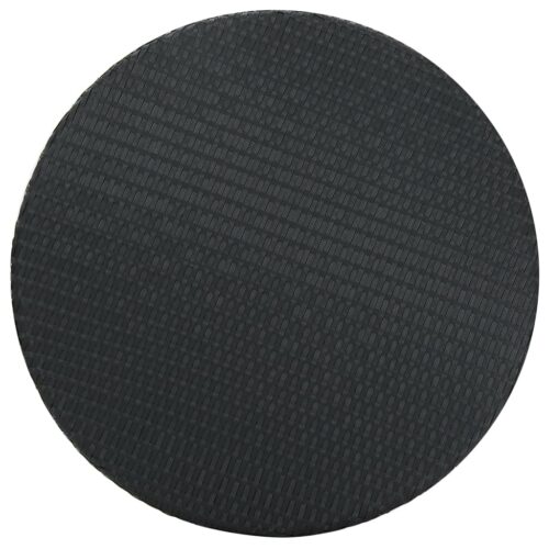 Garden Table Black 75.5x106cm Poly Rattan - Image 2